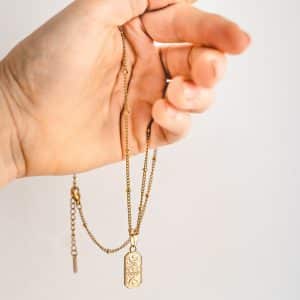 Naszyjnik „Soluna” – Słońce i Księżyc